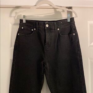 Madewell Women's Black 90’s Straight Leg Jeans